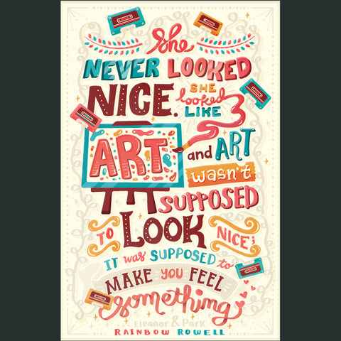 Eleanor and Park Art Poster