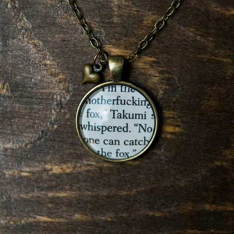 Mother Effing Fox Necklace