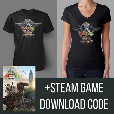 ARK: Survival of the Fittest Shirt + Game Bundle