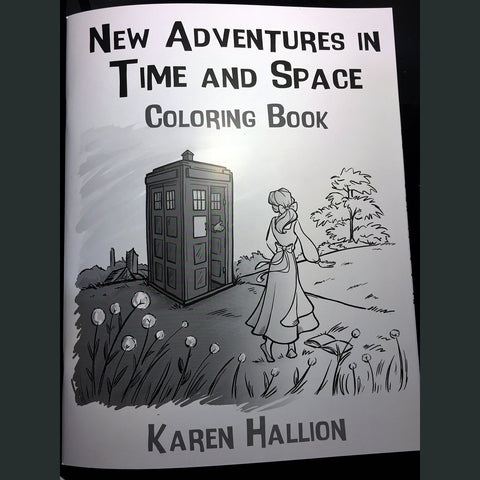 New Adventures in Time and Space Coloring Book for Adults