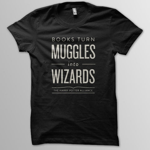Books Turn Muggles into Wizards Shirt