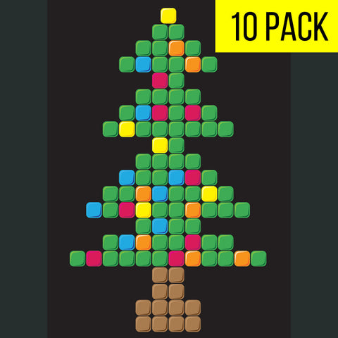 Nerdfighter Holiday Cards- Pixel Tree