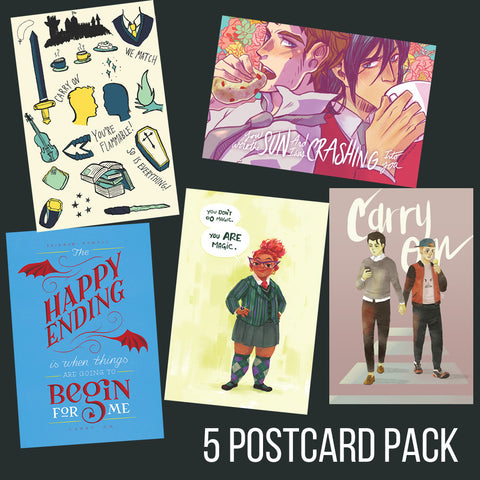 Carry On Postcard Set