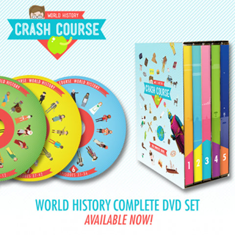 CrashCourse World History: The Complete Series DVD Set