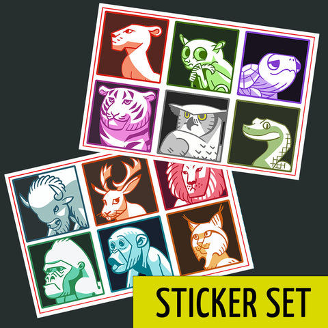 Politics in the Animal Kingdom Sticker Set