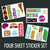 DFTBA Sticker Set