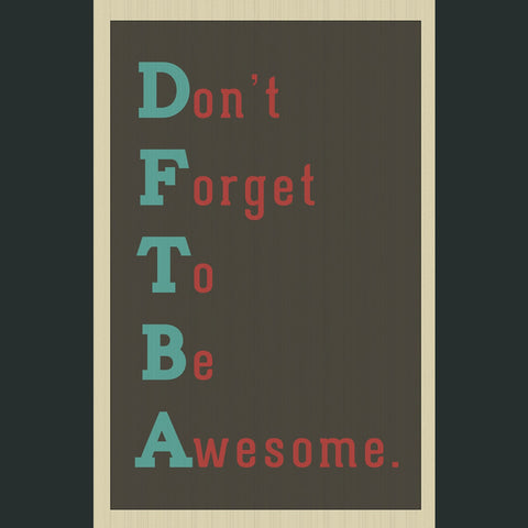 DFTBA Poster