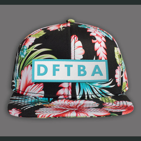 DFTBA Floral Snapback Hat