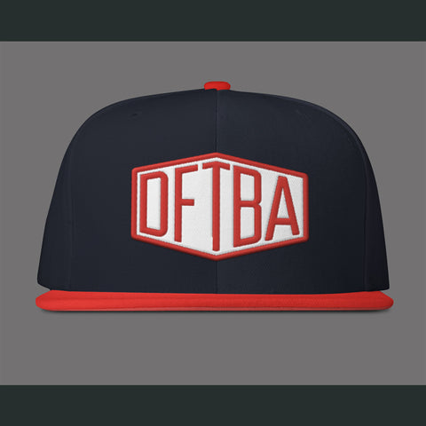 DFTBA Red/Navy Snapback Hat