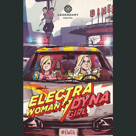 Electra Woman & Dyna Girl Comic Poster