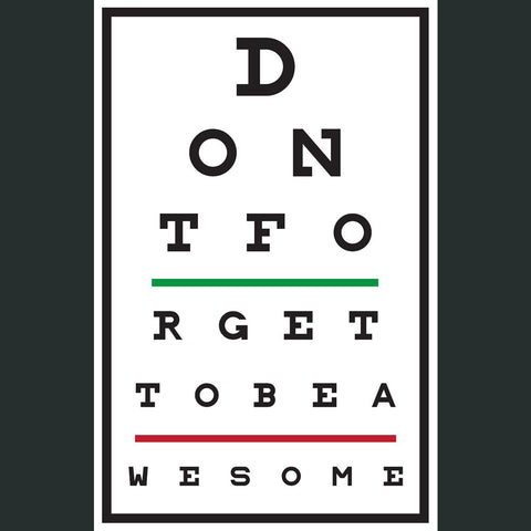 DFTBA Eye Test Poster