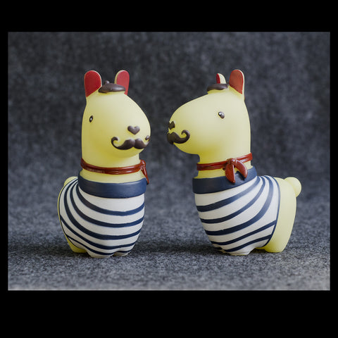 French Llama Figurine