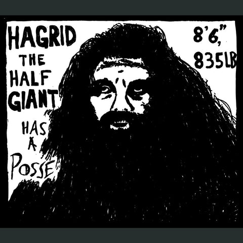 Hagrid Vinyl Sticker