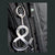 Silver Ampersand Keychain