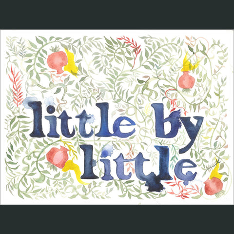 Little By Little Art Print