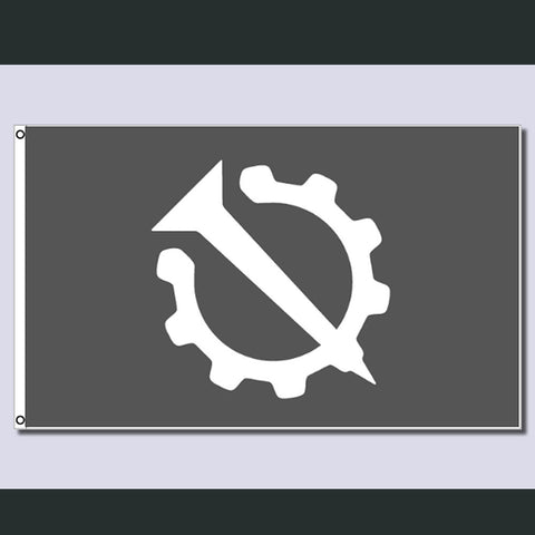 Hello Internet Nail and Gear Flag