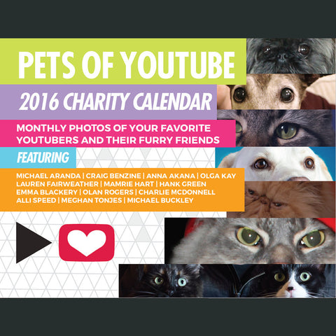 2016 Pets of YouTube Calendar