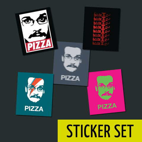 Pizza John Sticker Pack 2014