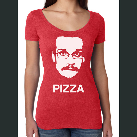 Pizza John Shirt- Ladies Cut
