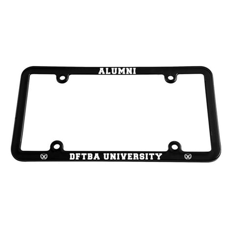 DFTBA University License Plate Frame
