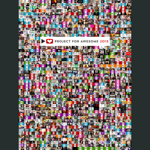 Project for Awesome 2013 Thumbnail Poster