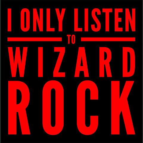 Wizard Rock Vinyl Sticker