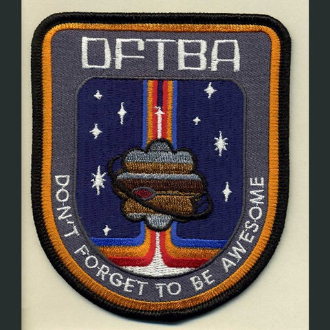 Awesome Space Iron-On Patch