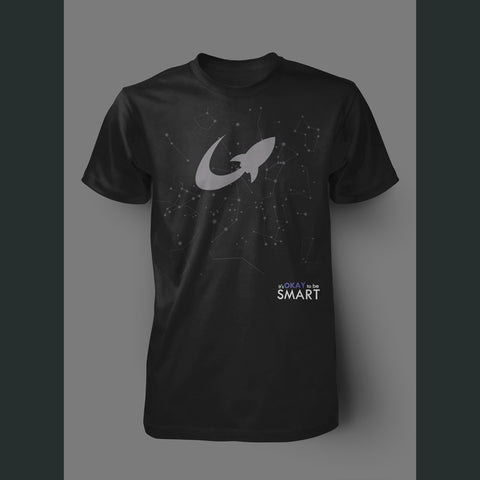 Okay To Be Smart Spaceship Shirt