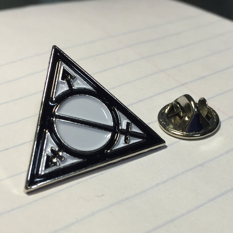 Transgender Deathly Hallows Lapel Pin